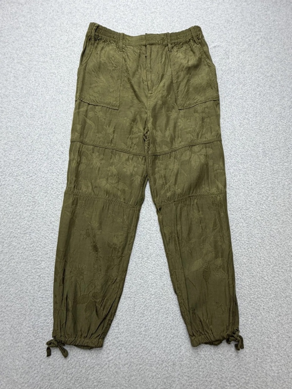 Anthropologie jacquard jogger pants